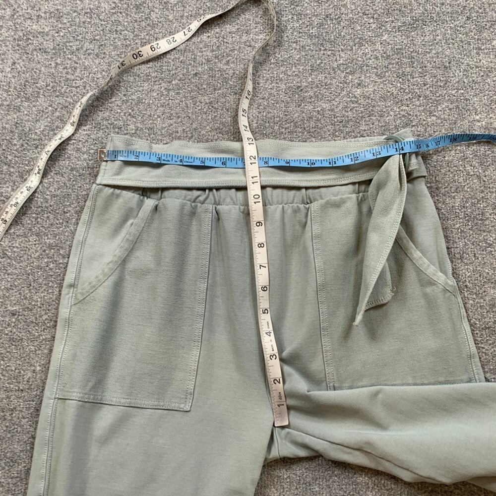Saturday Sunday Joggers Womens S Small Lighthouse Cotton Blend Belted Ring Pants - Picture 5 of 12